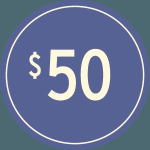 $50 gift card